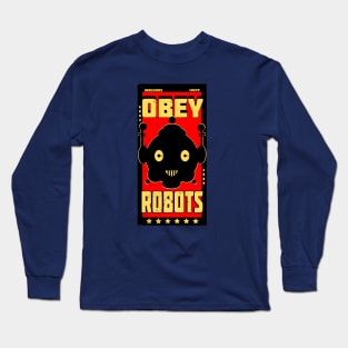 OBEY ROBOTS (Distressed Edition) Long Sleeve T-Shirt